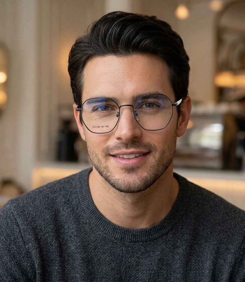 Classy Metal Screen Glasses SG-065