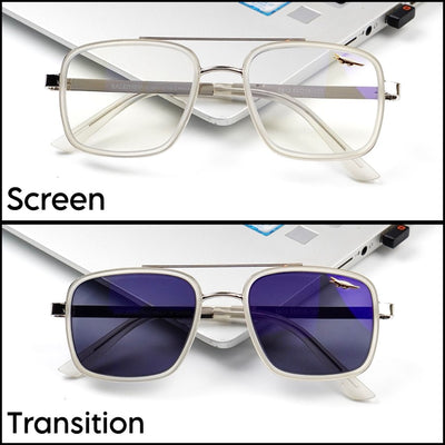 Intelligent Gray Transition Screen Glasses