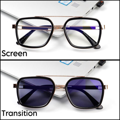 Mate Gray Transition Glasses